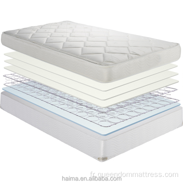 Matelas en mousse de latex double taille Queen Taille